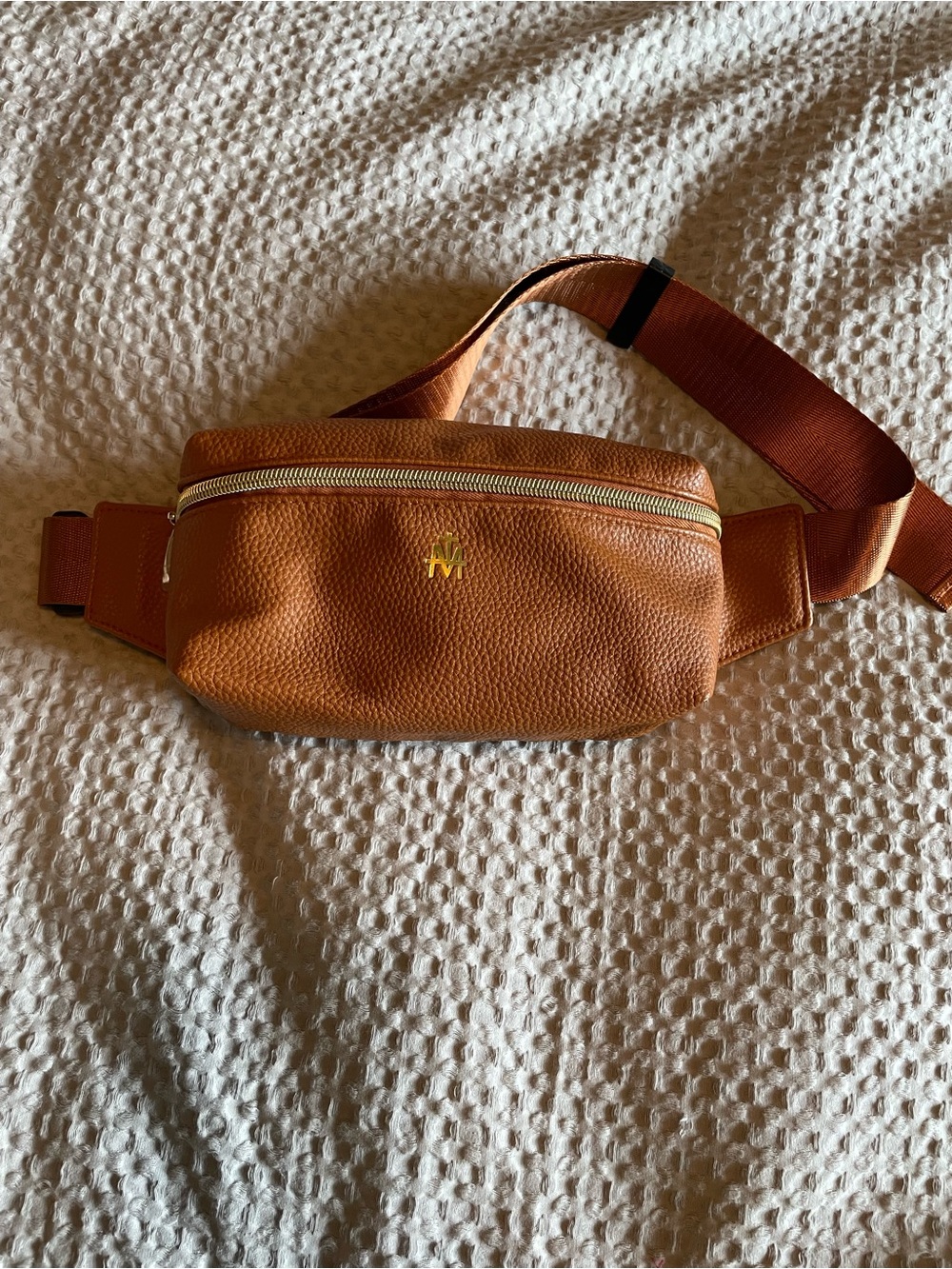 Be A Heart Catholic Marian Leather Belt Bag – Our Lady Cross, NWOT